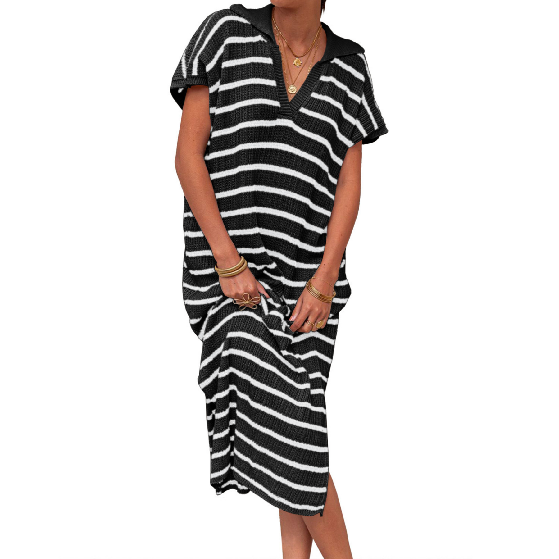 ODESSA™ - Summer Graceful Slit Loose Maxi Dress