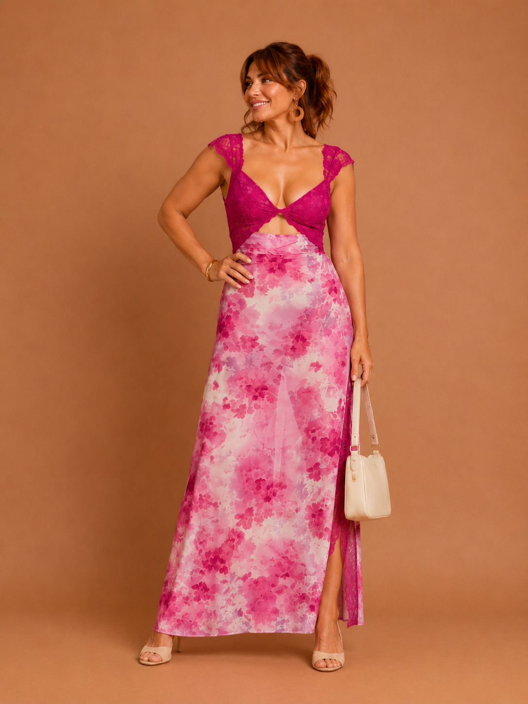 JAEMILY™ – Cozy Ditsy Floral Sleeveless Maxi Sundress