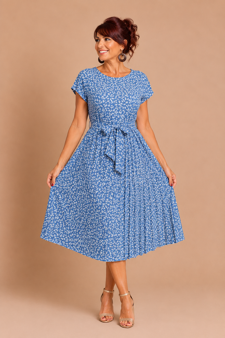 TARYN™ – Lightweight Vintage Floral Dress