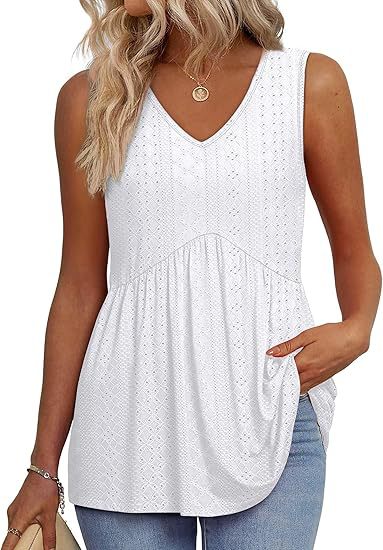 ELIORA™ - Effortless Flowy Sleeveless Tank Top