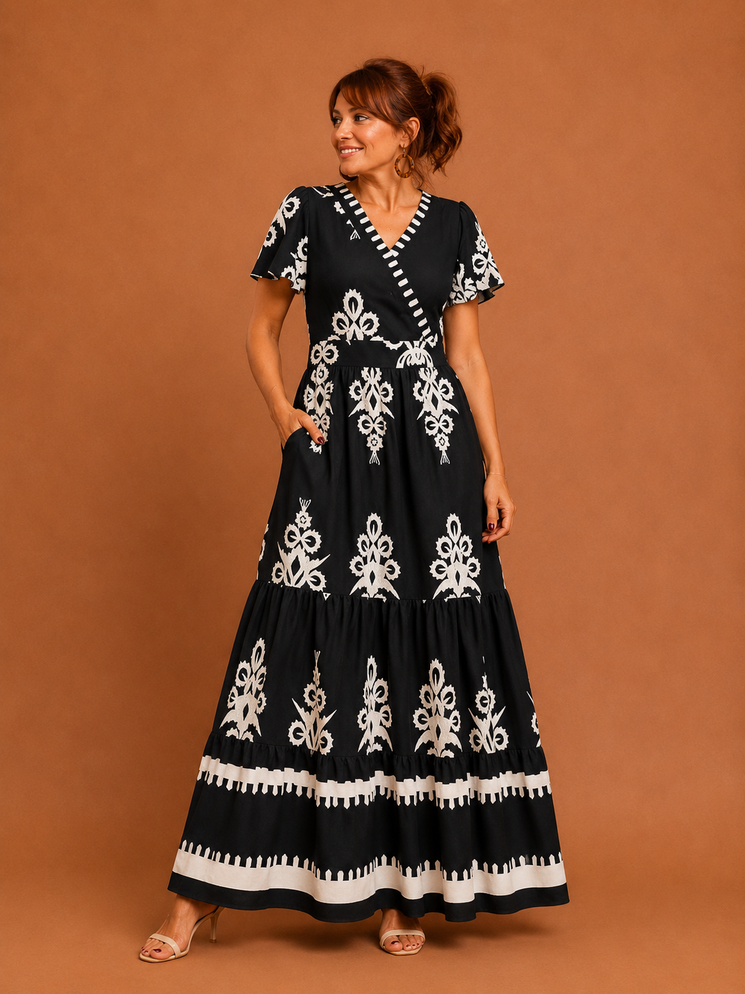 HELLENORE™ - Casual Chic Floral Maxi Dress