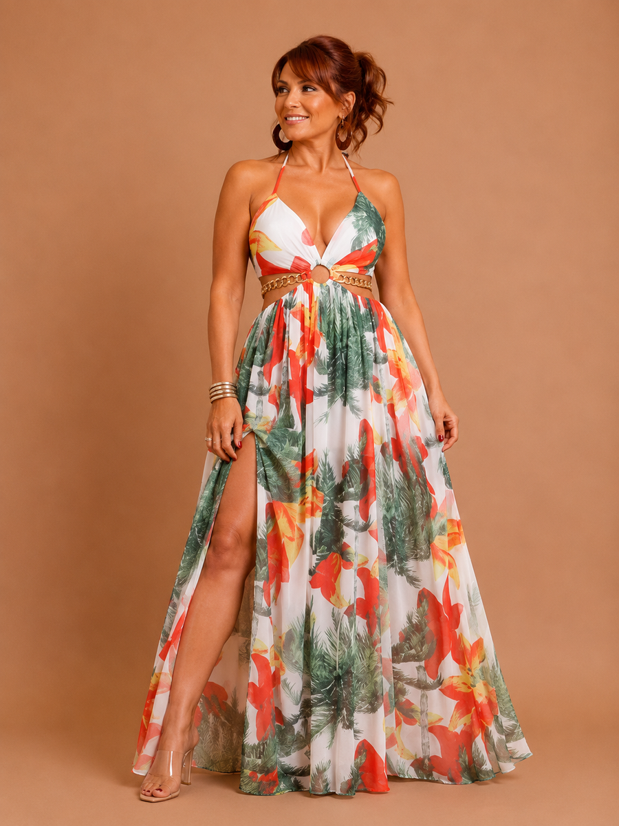 VANINA™ Radiant Floral Maxi Dress